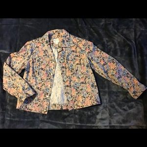 Christopher& Banks floral jacket